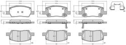 BREMBO set placute frana, frana disc BREMBO PRIME LINE P 30 154 (P 30 154)