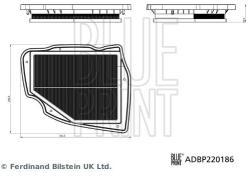 BLUE PRINT Filtru aer BLUE PRINT ADBP220186 (ADBP220186)
