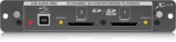 BEHRINGER X-LIVE placă de expansiune suplimentară X32 pentru înregistrare/redare în direct pe 32 de canale (X-LIVE)