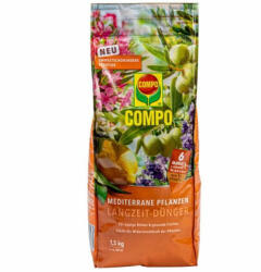 COMPO Mediterrán hosszúhatású növénytáp 1, 5kg