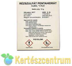 Dio RÉZ-SZULFÁT CuSO4 12g