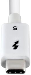 StarTech Cablu de date Startech TBLT5MM50CM240WWH, USB male - USB-C male, 0.5 m, White (TBLT5MM50CM240WWH)
