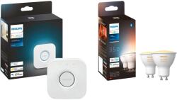 Philips Hue White Ambiance GU10 + Bridge LED lámpa PHU-BUNDLE-002 (PHU-BUNDLE-002)