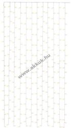 Goobay 300 LED fényfüggöny távirányítóval időzítővel dimmerrel USB és elem működéssel melegfehér