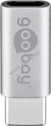 Goobay USB-Adapter Micro-USB USB-C 10W 2A USB 2.0 ezüst