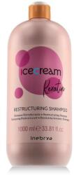Inebrya Ice Cream Keratin Restructuring Shampoo 1000 ml sampon nehezen kezelhető haj meggyengült haj száraz haj uniszex