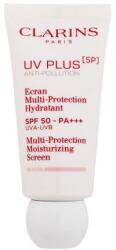Clarins UV Plus 5P Multi-Protection Moisturizing Screen SPF50 bőrvédő és hidratáló folyadék arcra 30 ml nőknek