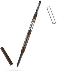 PUPA Milano Automata szemöldökceruza fésűvel (High Definition Eyebrow Pencil) 0, 9 g 003 Dark Brown