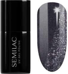 Semilac UV Hybrid Day and Night unghii cu gel folosind UV / lampă cu LED culoare 399 Dark & Spark 7 ml