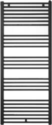 Purmo Calorifer baie portprosop Purmo Banga, decorativ, oțel negru RAL 9005, drept, 500x862 mm, 462 W, accesorii incluse (F5TA00800500070R9005)
