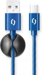 ALIGATOR Cablu ALIGATOR PREMIUM 2A, USB-C, albastru (DATKP30)
