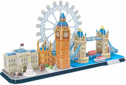 CubicFun 3D Пъзел Cubic Fun от 107 части - City Line London (MC253h)