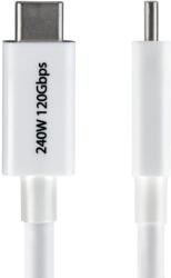 StarTech Thunderbolt 5 Összekötő Fehér 50cm TBLT5MM50CM240WWH (TBLT5MM50CM240WWH)