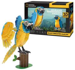 CubicFun 3D пъзел Cubic Fun от 94 части - Зеленогърла ара (DS1097h)