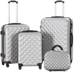 TIMELESS HOME Utazóbőrönd szett kozmetikai táskával több színben szürke (5999127700878)