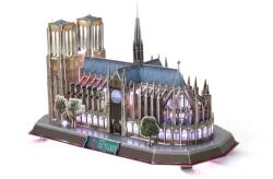CubicFun 3D Пъзел Cubic Fun от 149 части и LED светлини - Notre Dame de Paris (L173h)
