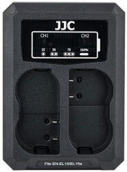 JJC DCH-EL15TC USB Dual akkumulátor töltő (DCH-EL15TC)