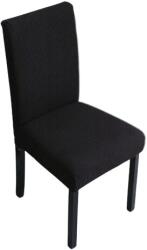 Jacquard székhuzat, elasztán, fekete (186906122)