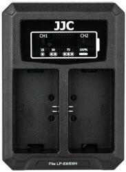 JJC DCH-E6T USB Dual akkumulátor töltő (DCH-E6TC)
