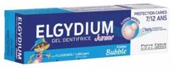 ELGYDIUM Junior 7-12 éves gyermek fogkrém, rágógumi ízű, 50 ml