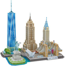 CubicFun 3D Пъзел Cubic Fun от 123 части - City Line New York City (MC255h)
