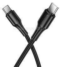 hoco. X120 adatkábel (Type-C - Type-C, 60W, PD gyorstöltő, 100cm) FEKETE (HOCO_X120_CC_B) (HOCO_X120_CC_B)