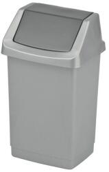 Keter Műanyag szemetes, görbe, 63, 5 x 38, 5 x 33, 5 cm, 50 l, ezüst, 174990 (48359)