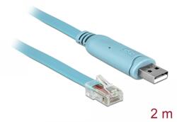 Delock USB Soros Átalakító Kék 2m 64185 (64185)