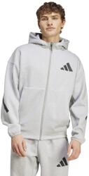 adidas Sportswear adidas Sportswear, Z. N. E. cipzáros bő fazonú pulóver kapucnival, Fehér, S (JF2450-S)
