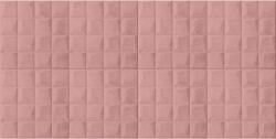 HCS deco 3D öntapadós falpanel, rózsaszín kockák, bársony / velvet (VEL014)