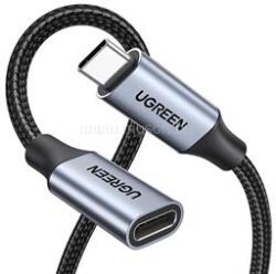 UGREEN USB-C apa - anya Gen2 5A fonott kábel 0.5 m fekete US372 (UGREEN_80810) (UGREEN_80810)