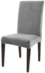  Velúr székhuzat, elasztán, szürke (186905988)
