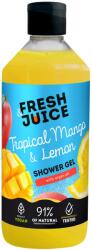 Fresh Juice trópusi mangó és citrom tusfürdő 473 ml, argánolajjal, tisztító és hidratáló hatású