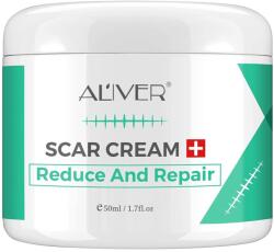 ALIVER Prémium krém hegek csökkentésére és helyreállítására, aktiválja a sejtregenerációt, Aliver, 50 ml