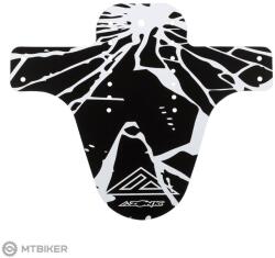 Azonic Splatter Fender Enigma első sárvédő, 26-27, fekete/fehér