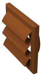  Gravitációs zsalu csőcsonkkal D 100mm Barna