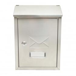BRECKNER Cutie postala inox 320X230X90mm cu 2 chei si accesorii de prindere