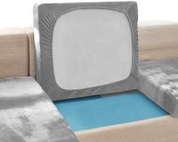 HomeDesign Kanapéhuzat, Bútort letakarunk, Bársony, Szürke, Elasztikus, 60-95 cm, Szennyezés elleni védelem, Gépben mosható (22SL1)