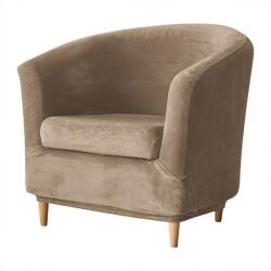 Meble OdNowa Klubfotel huzat, OdNowa bútor, vastag velúr, cappuccino bézs, megfelelő méretek (convivum_5905080705539)