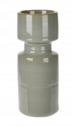 Koopman gyertyatartó, üveg, szürke, 8x21cm (KO891403/ALL)