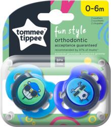 Tommee Tippee Fun Style játszócumi 0-6 hó 2 db