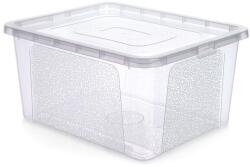 Vilde Tároló doboz, Vilde, Fedővel, 40x33x20 cm, 20 l, Műanyag, Átlátszó (568031)