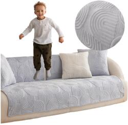 Meble od Nowa Kanapétakaró 90x240cm, Új falra szerelhető, világos szürke, dombornyomott minta (convivum_5905080706994)