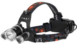 Rebel Lanterna Frontala Led 2x 3w 2x Accu 350 Lm Rebel, Urz3608-1 (urz3608-1)