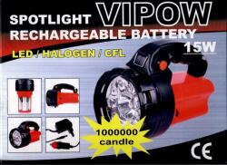 VIPOW Lanterna tip Proiector bec H3 Neon 15W 3 FUNCTII (URZ0044)