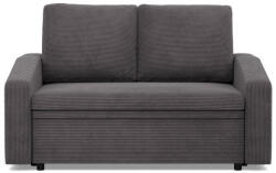 GreenSite Zeus kanapé, kordbársony, hab töltet, döntött kartámasz, szürke - pepita