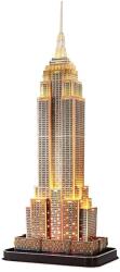 CubicFun 3D Puzzle Cubic Fun din 37 piese- Empire State Building, cu lumini LED (L539h)