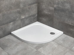 Radaway Delos A íves zuhanytálca 85x85 fehér, ajándék szifonnal