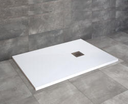 Radaway Kios F szögletes lapos fehér zuhanytálca 120x90 fehér