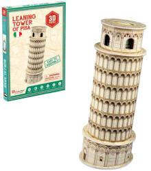  3D Puzzle CubicFun din 8 piese- Turnul înclinat din Pisa (S3008h)